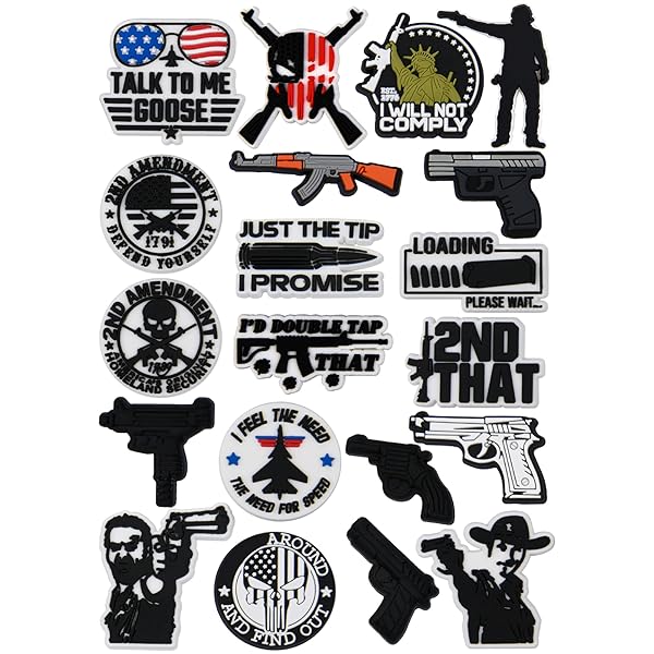 20 Pieces Shoe Charms Men and Women Shoes Decorations American Adults Bracelet Accessories