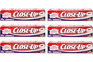 Close-Up: Red Gel Cool Cinnamon Toothpaste for a Refreshing Tingle!