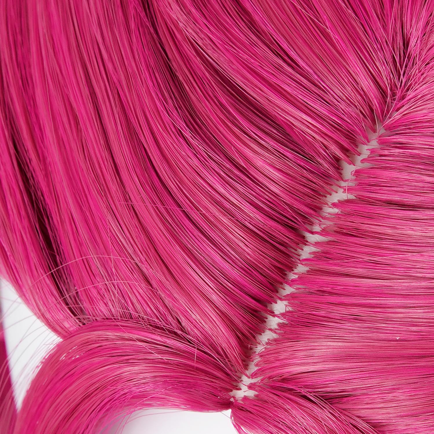SL Wavy Blonde Ponytail Wig for Jean Cosplay,Golden Princess Hair Wigs with Pigtails Bangs + Wig Cap for Halloween Peach Costume: Magenta