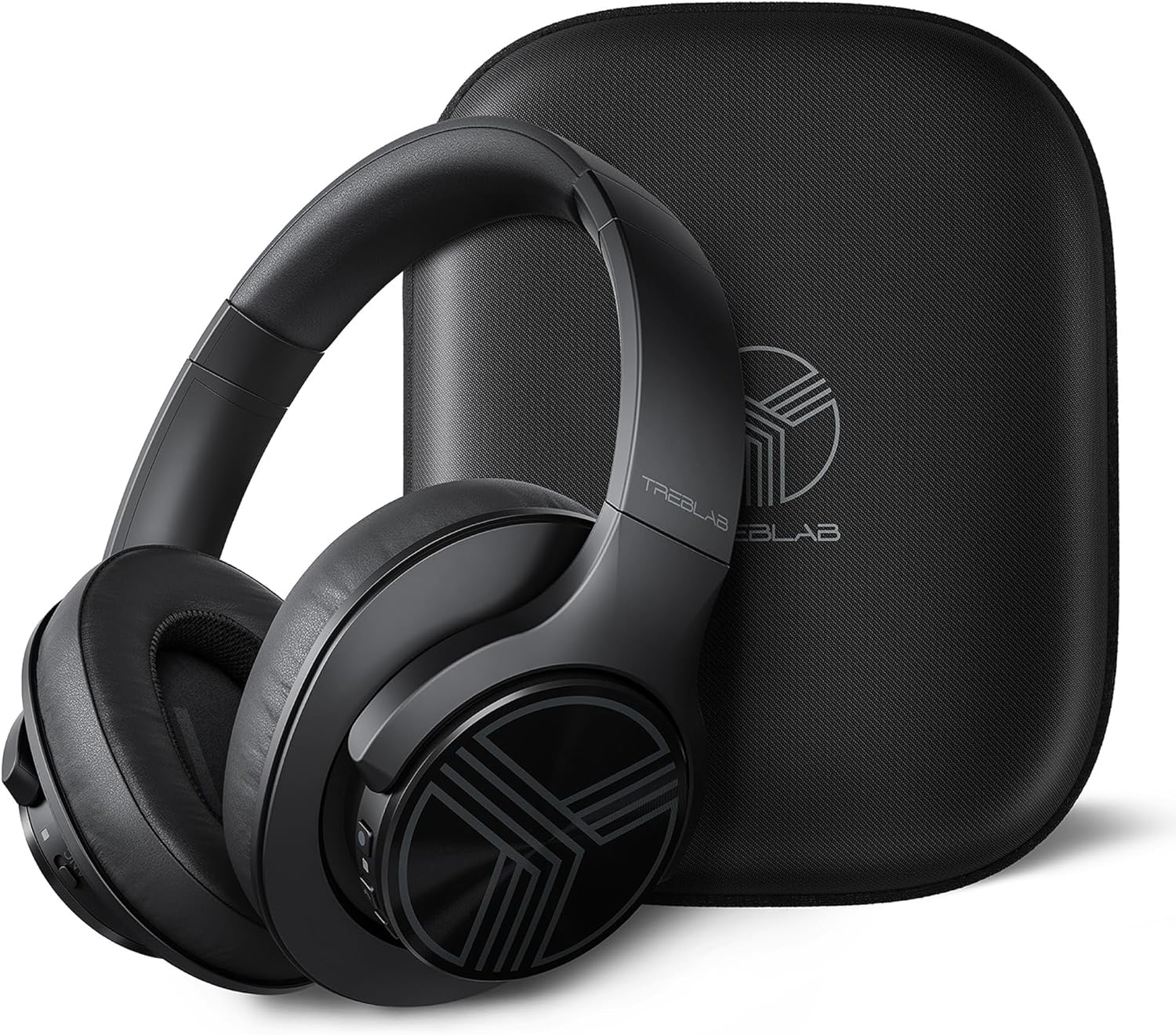 TREBLAB Z2 Active Noise Cancelling Workout Headphones – Signature-HD Sound, Deep Bass, 35H Battery, Comfortable, Foldable Over Ear Bluetooth Headphones Wireless. for Gym, Sport, Travel. Mic for Calls