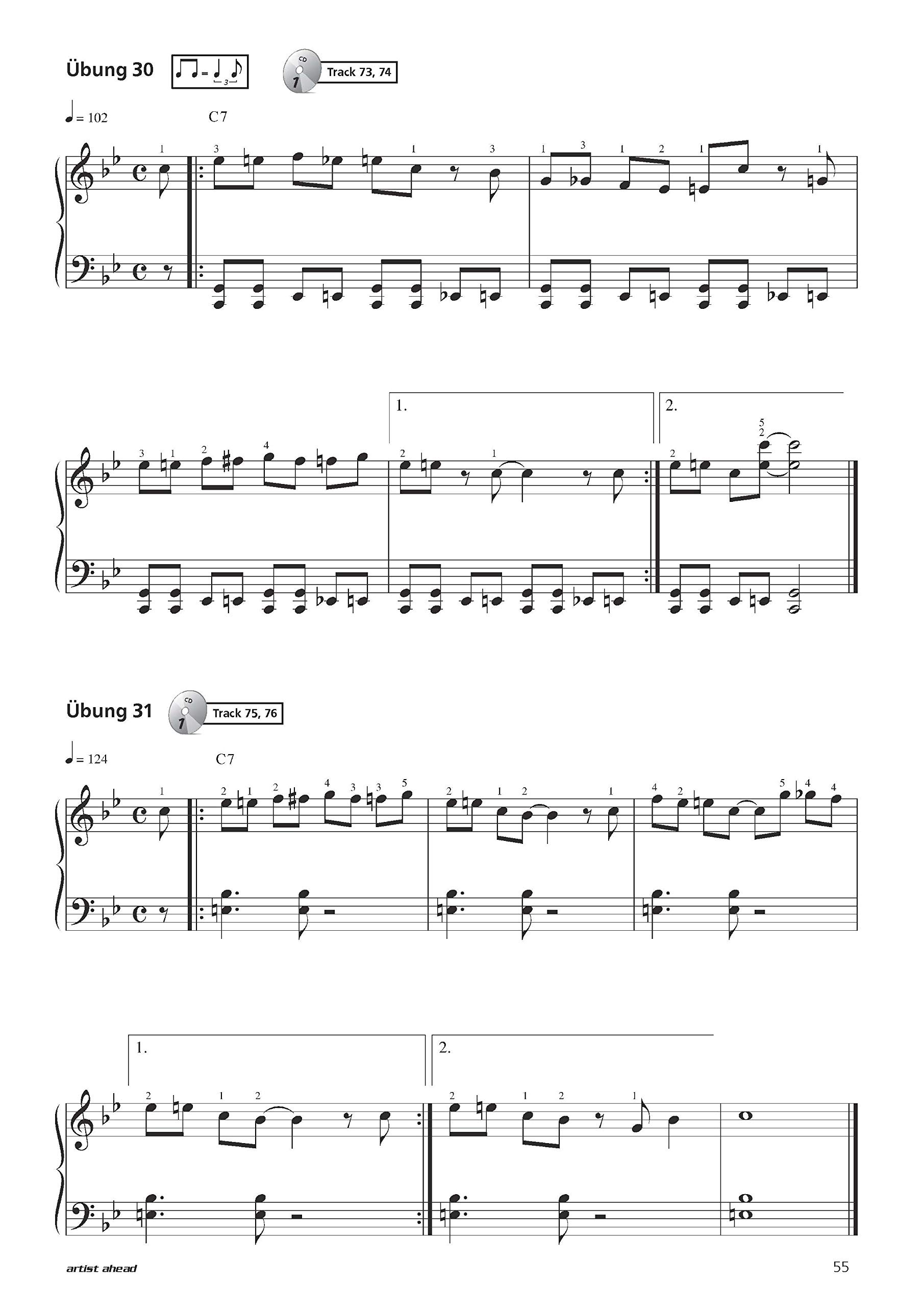 Die außergewöhnliche Schule für Blues-Piano: Der einfachste Weg zur perfekten Blues-Improvisation (inkl. Download). Lehrbuch für Klavier. Klavierschule. Klavierstücke. Klaviernoten. Musiknoten.