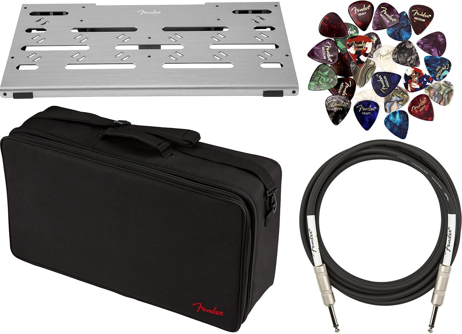 Fender Professional Pedalboard with Bag Medium Bundle