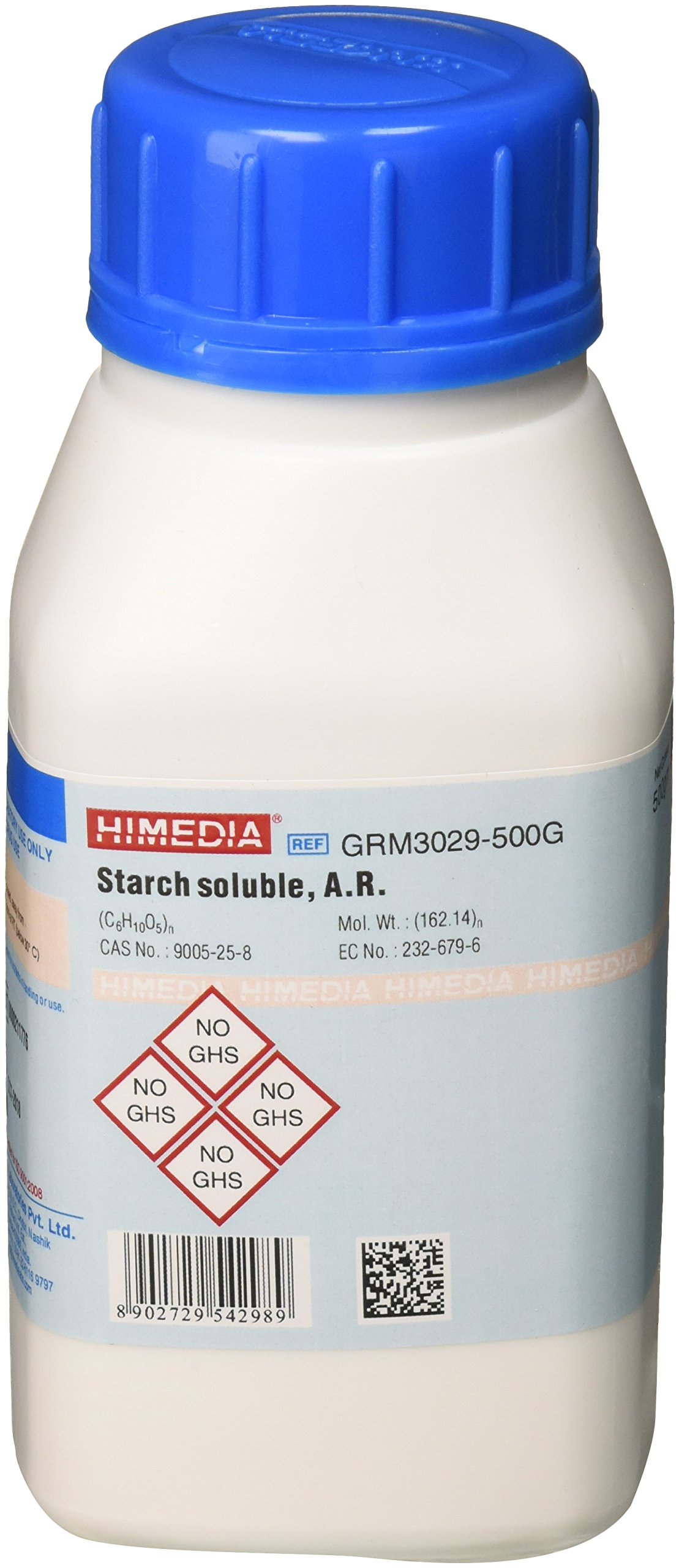 HiMedia GRM3029-500G Starch Soluble, A.R., 500 g