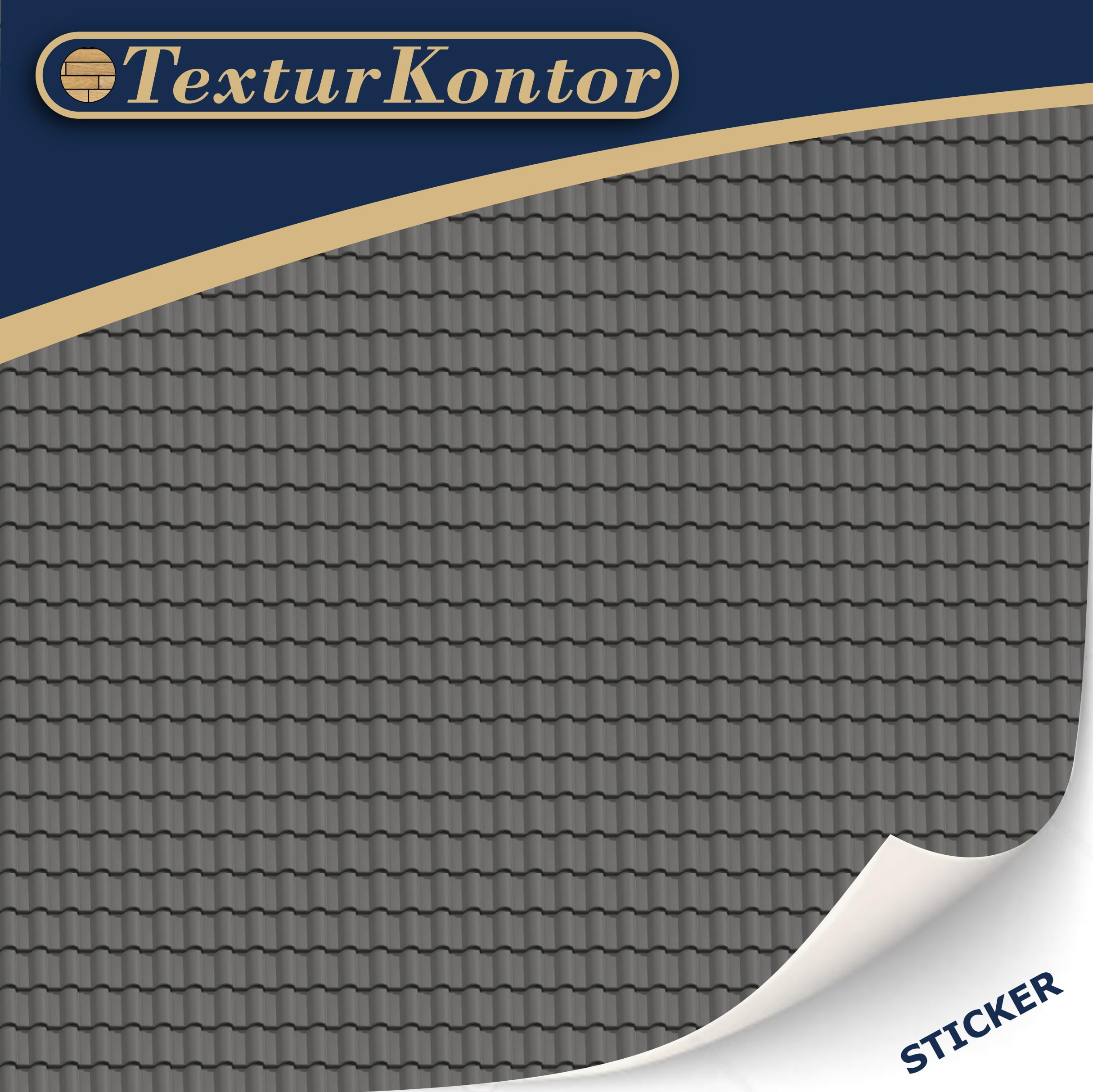 3 Feuilles De Film Autocollant Imitation Tuiles D'argile Pour Modélisme HO 1:87 – Décor De Toit Haute Résolution, Format DIN 5