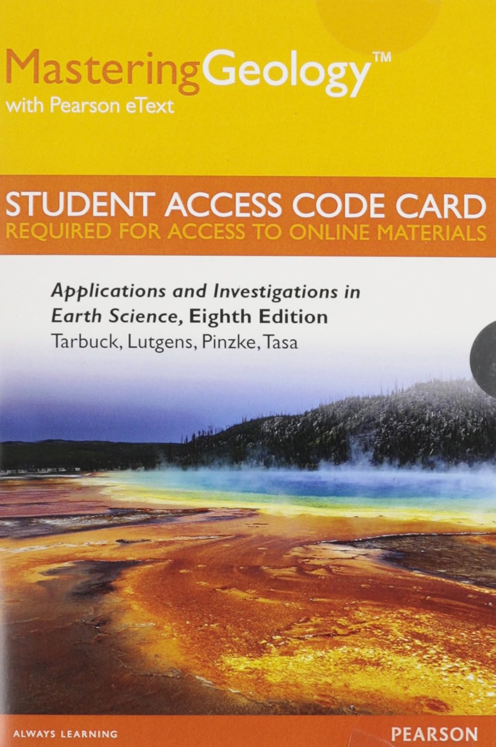 Mastering Geology with Pearson eText Standalone Access