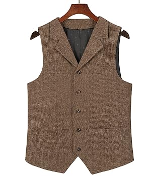 Ameri　HERRINGBONE LONG JACKET VEST HERRINGBONE LONG JACKET VEST Ameri Vintage