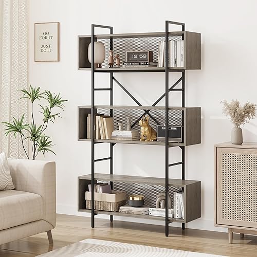 Miniatura 1 de GAOMON Estantería de 6 niveles, estante industrial de 71.3 pulgadas de alto con estantes de exhibición abiertos, estantería de 6 estantes con marco