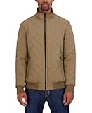 Men's Lightweight Quilted Bomber Jacket – Mechanical Stretch Wind & Water-Resistant