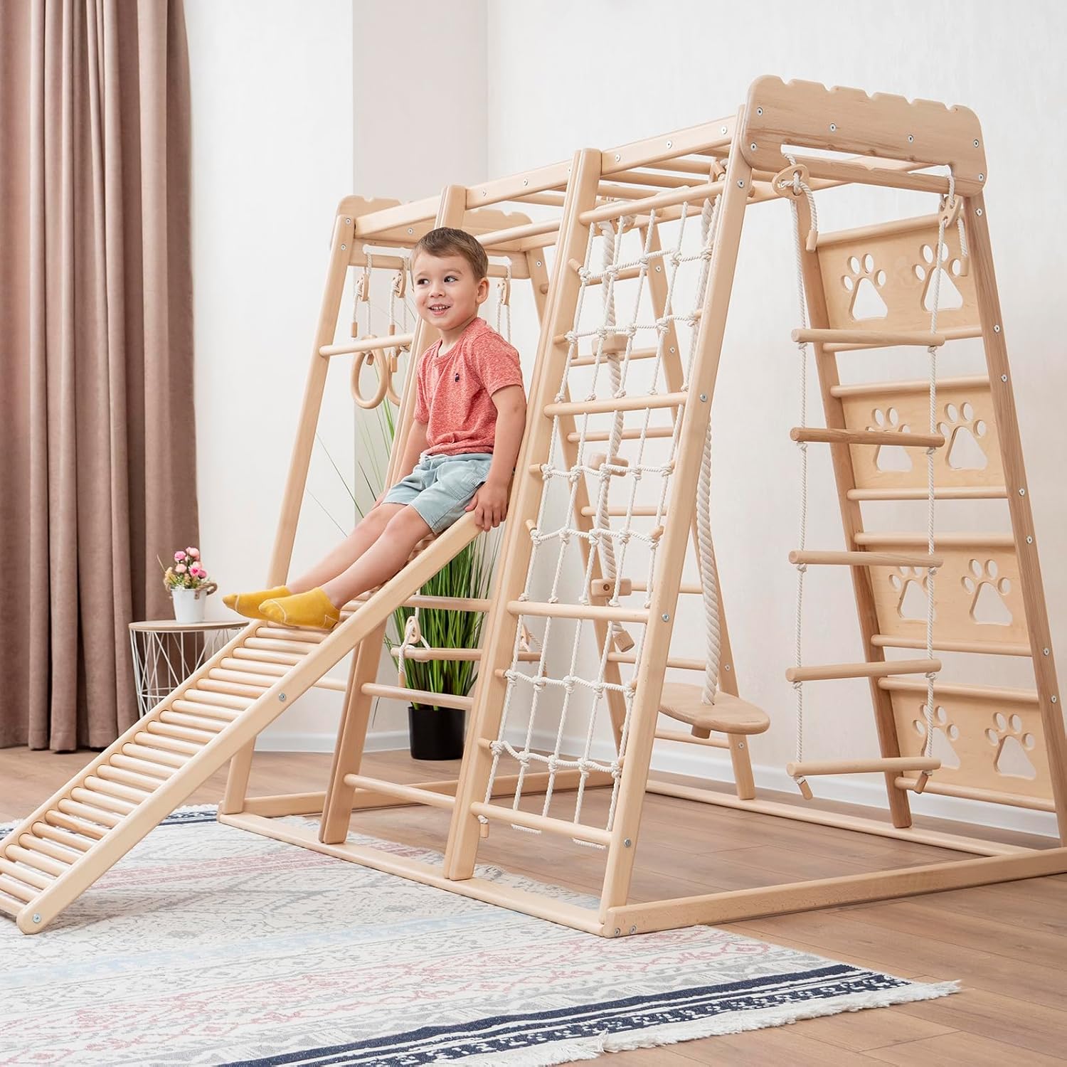 Woodandhearts Scandinavian Indoor Playground Complex Kitty Toddler