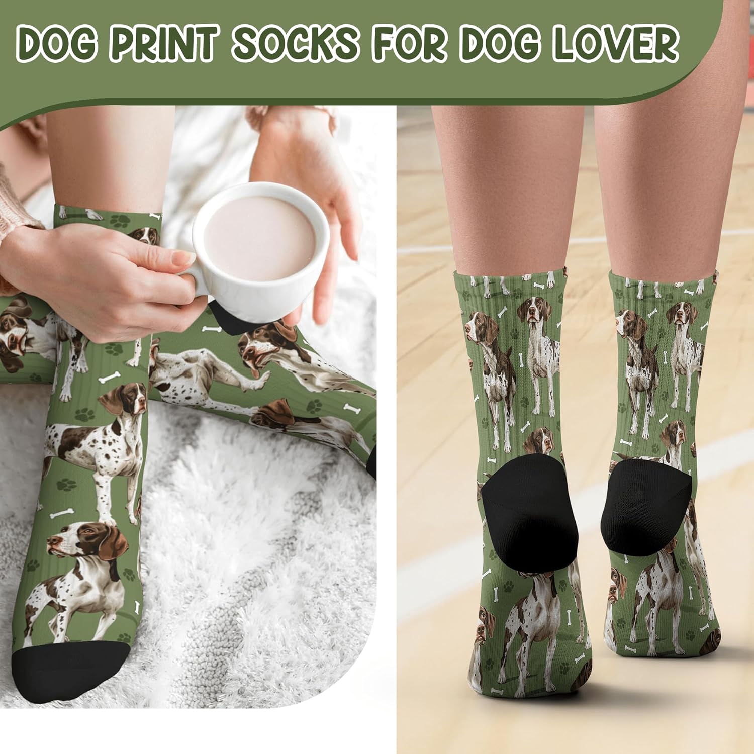 Dogs Socks for Women & Men, Novelty Gifts for Dog Lovers - Image 5