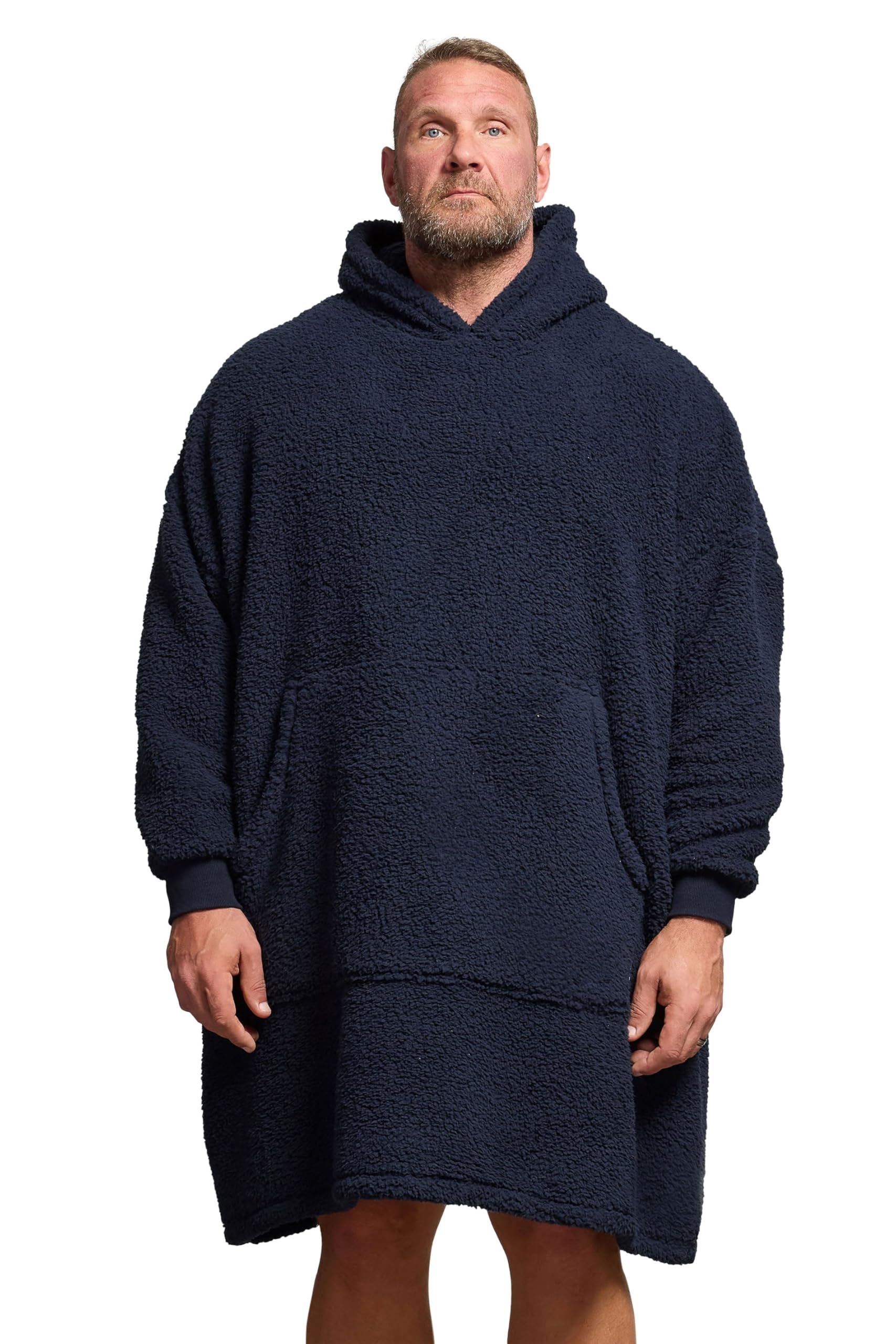 BadRhino Blanket Hoodie, Navy, Size 2Xl-3Xl, Men