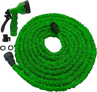 Sponsored Ad - KINGSUSLAY Garden Hose- 50FT Expandable garden hose-Water Hose with 7 Function Nozzle- Upgrade Layer Latex ...