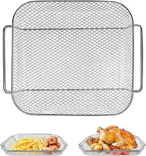 Piezas de repuesto para freidora de aire Emeril Lagasse Everyday 360 26 QT Extra grande, accesorios de freidora de aire de acero de 12.5''×10.2''