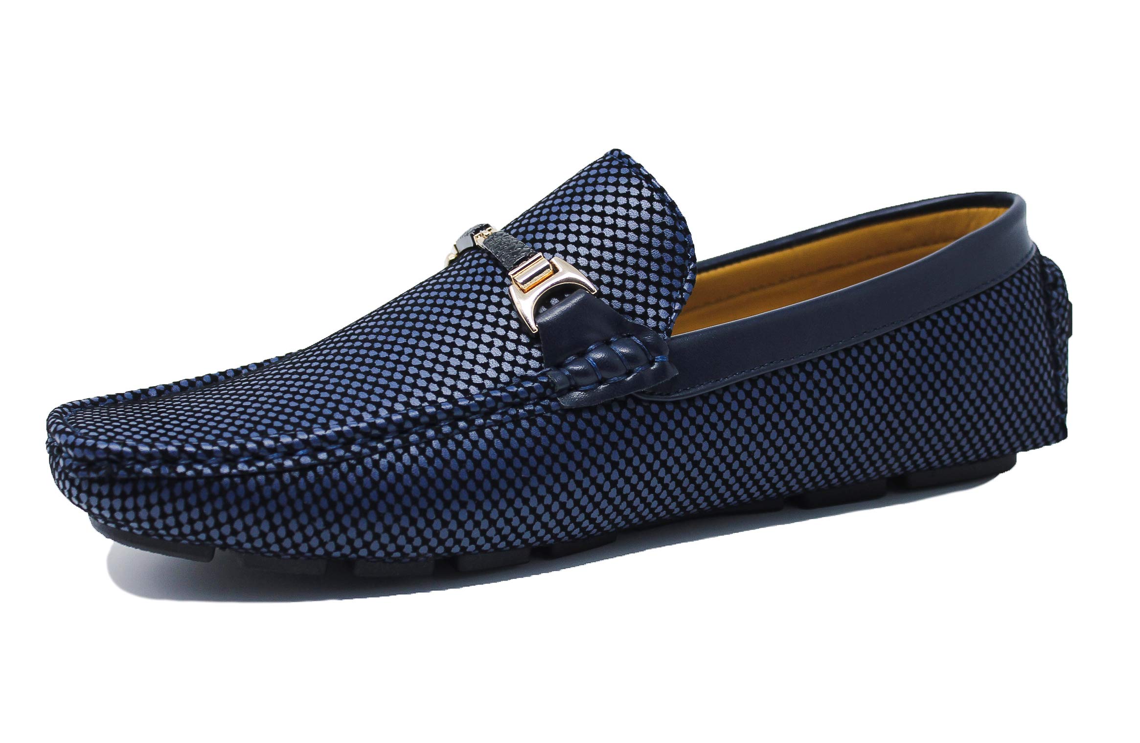 Evoga Mocassini uomo Class eleganti scarpe in ecopelle con fibbia