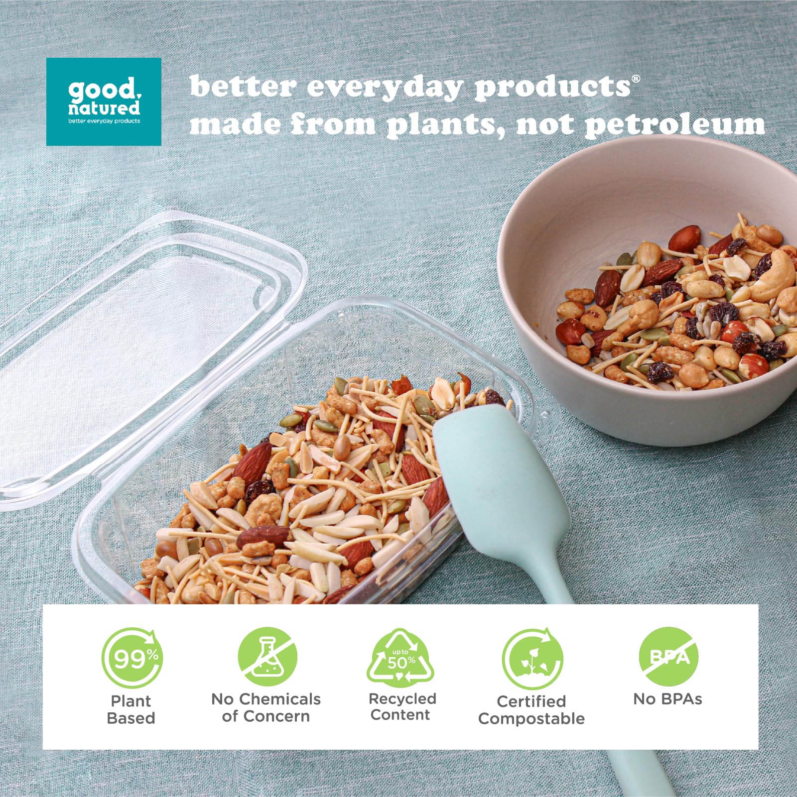 Inline Plastics TS1SW Safe-T-Fresh Sandwich Container - 288 / CS