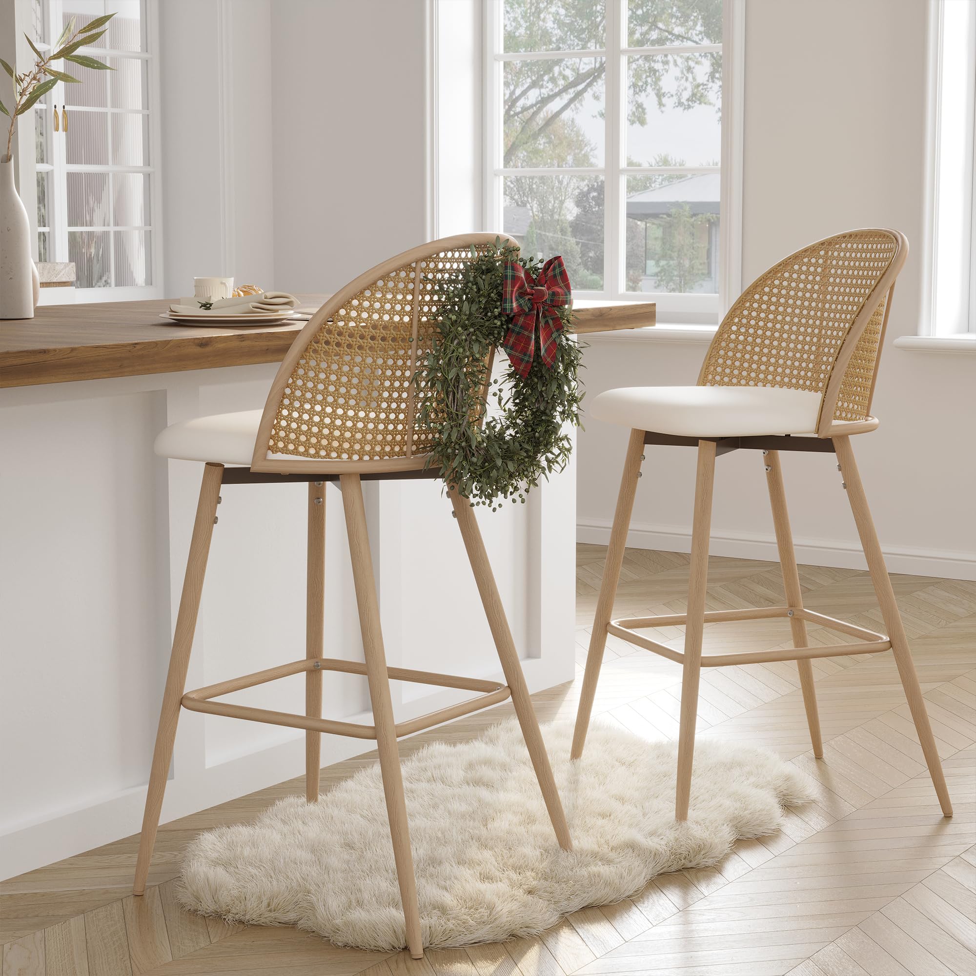 Swivel Stool Boho Bar Stools Counter Height Boho Style Boho