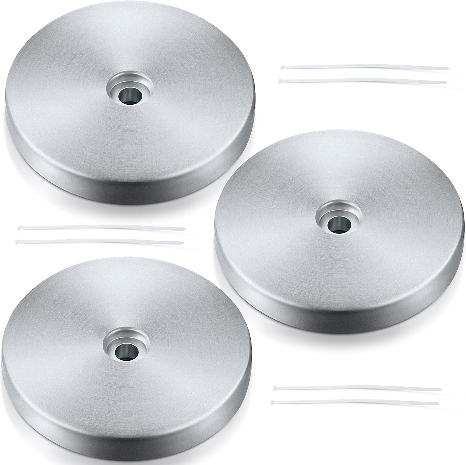 Dreyoo 3 Pack Zinc Anode Weight, 8.57Oz Heavier Pool Skimmer Basket Weight Against Corrosion and Electrolysis Sacrificial Anode, Keep Your Skimmer Basket in Place, Salt System Swimming Pool Must-Have