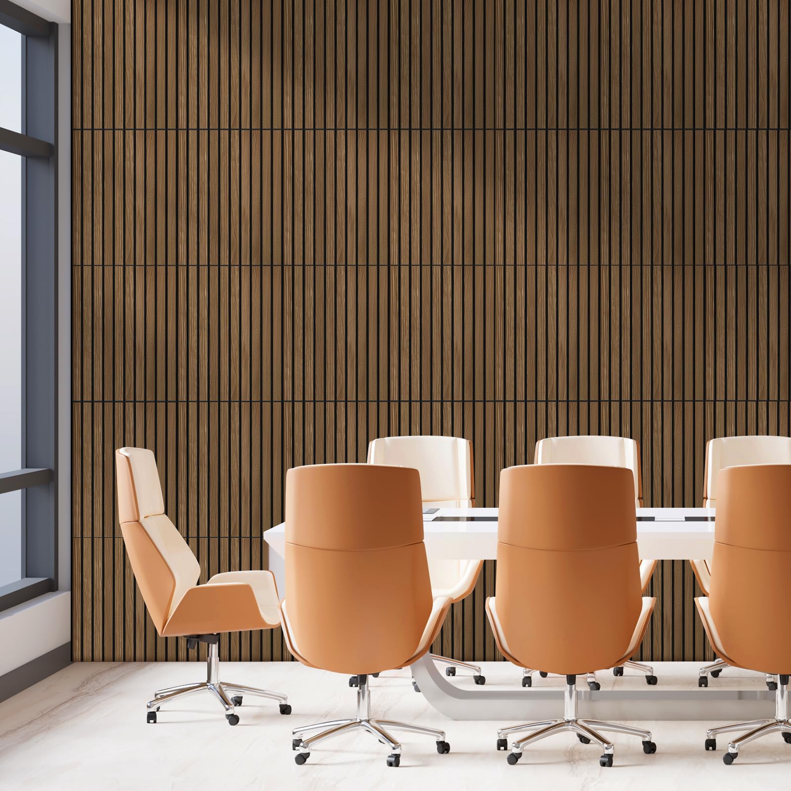 NZQXJXZ 12 Pezzi Pannelli Acustici da Parete in legno impiallacciato, Pannelli Acustici Autoadesivi Insonorizzati per Parete, 40x30x1 cm, Trattamento Acustico per Casa, Ufficio, Sala di Registrazione