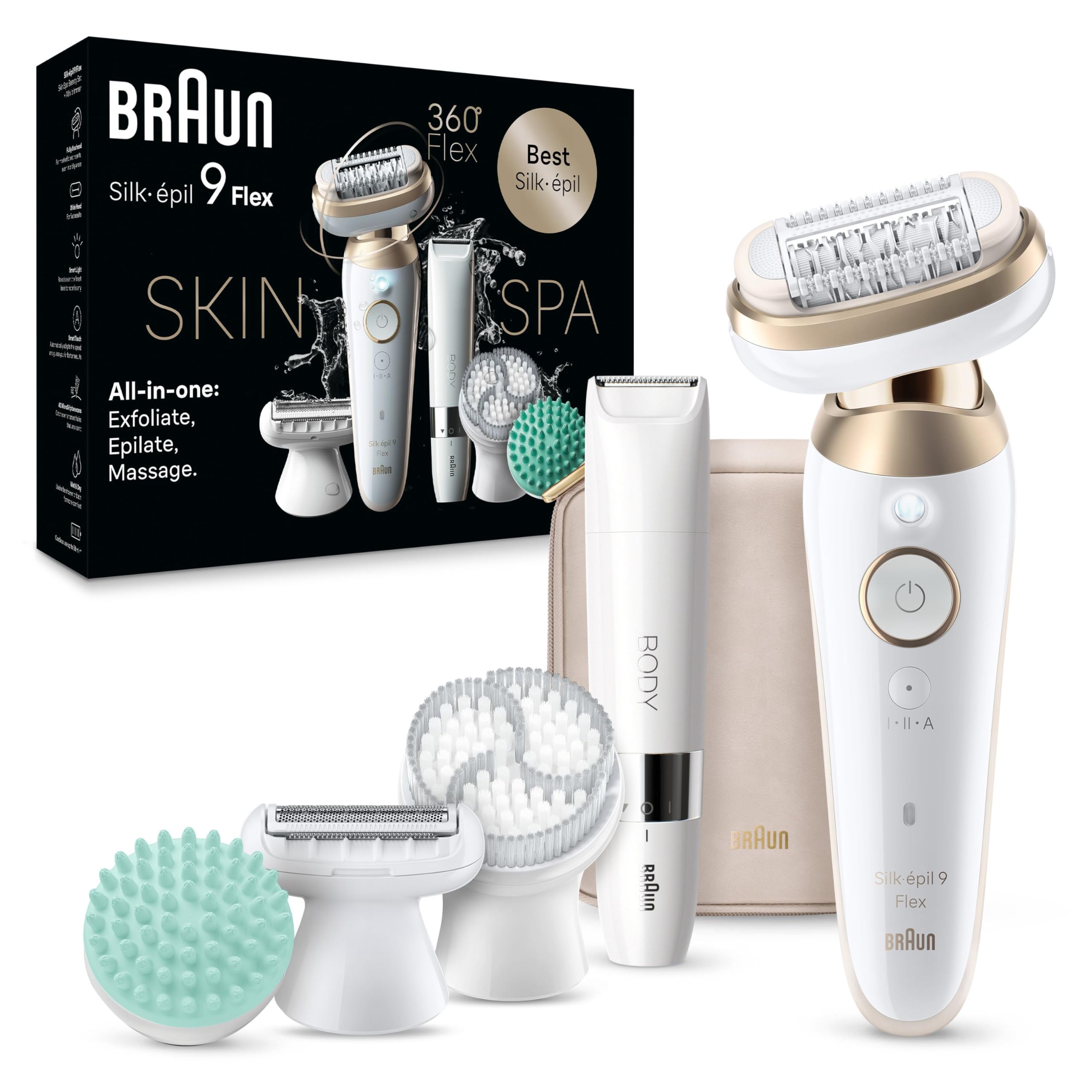 Braun Silk-épil 9 Flex SkinSpa Complete Hair Removal System