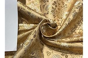 Puresilks Metallic Brocades Jacquard Fabric