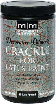 qt Modern Masters DP601 Black Decorative Painters Water-Based Crackle