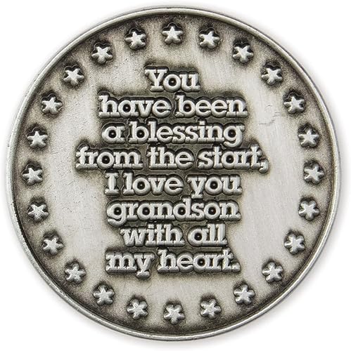 Miniatura 3 de Moneda de expresión de amor para nieto, recuerdo de bolsillo, regalos de agradecimiento para niños de abuelos, regalos de cumpleaños y ocasiones
