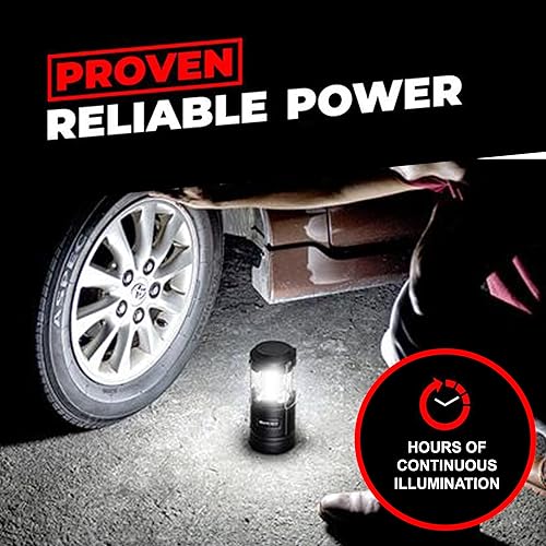 Miniatura 8 de GearLight Linterna de camping – 2 faroles LED portátiles con base magnética y gancho plegable para uso de emergencia o campamentos, kit esencial de