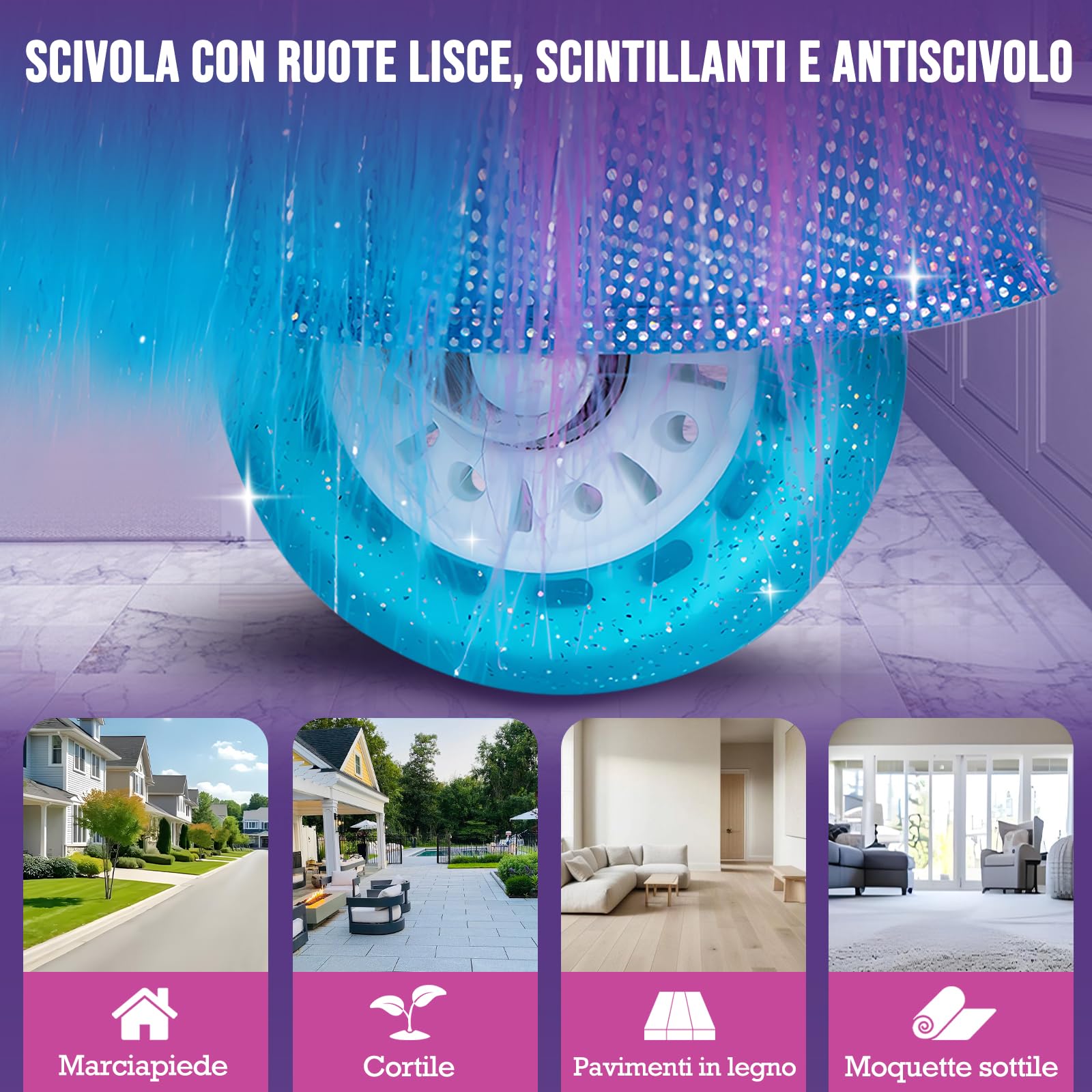 PonyCycle Unicorno su Ruote di Peluche per Bambini 3-4 Anni, Unicorno Cavalcabile con Suoni, Unicorno Meccanico Cavalcabile Modello Y Avanzato, Regalo di Compleanno per Bambine - Y354