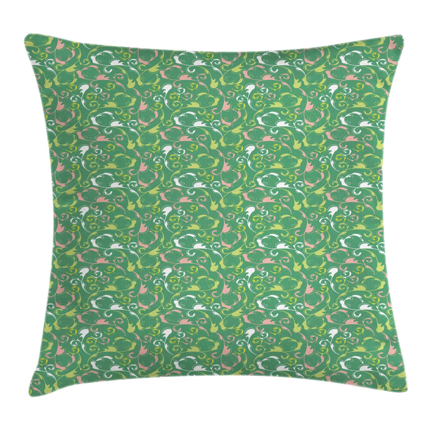 ABAKUHAUS Bassotto Federa Fodera Cuscino, Cane e Palloncini, Copricuscino Quadrato Decorativo, 60 cm x 60 cm, Multicolore