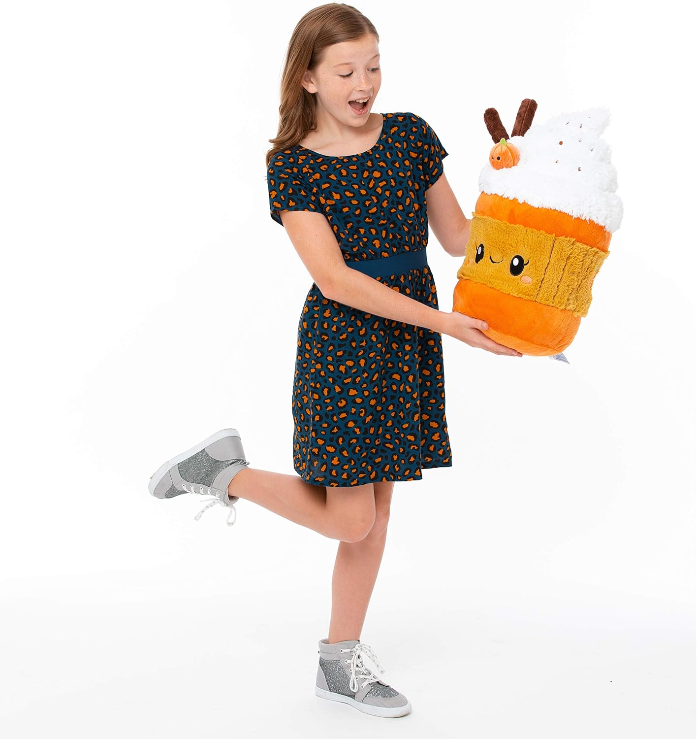 Squishable - Pumpkin Spice Latte - Comfort Food Collection - 19 in - Soft Toy Collectible Stuffed Animal