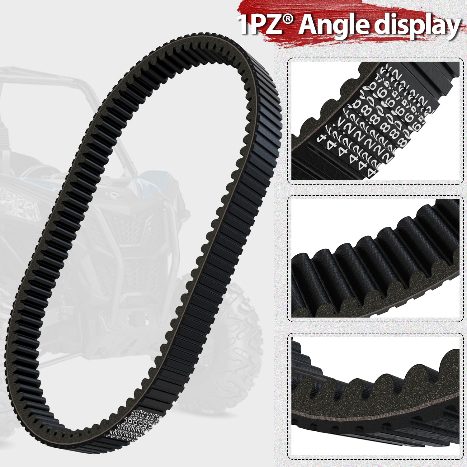 1PZ CVT Drive Belt For Can-Am Maverick X3 – Fits 2017-2022 Models, OEM Replacement