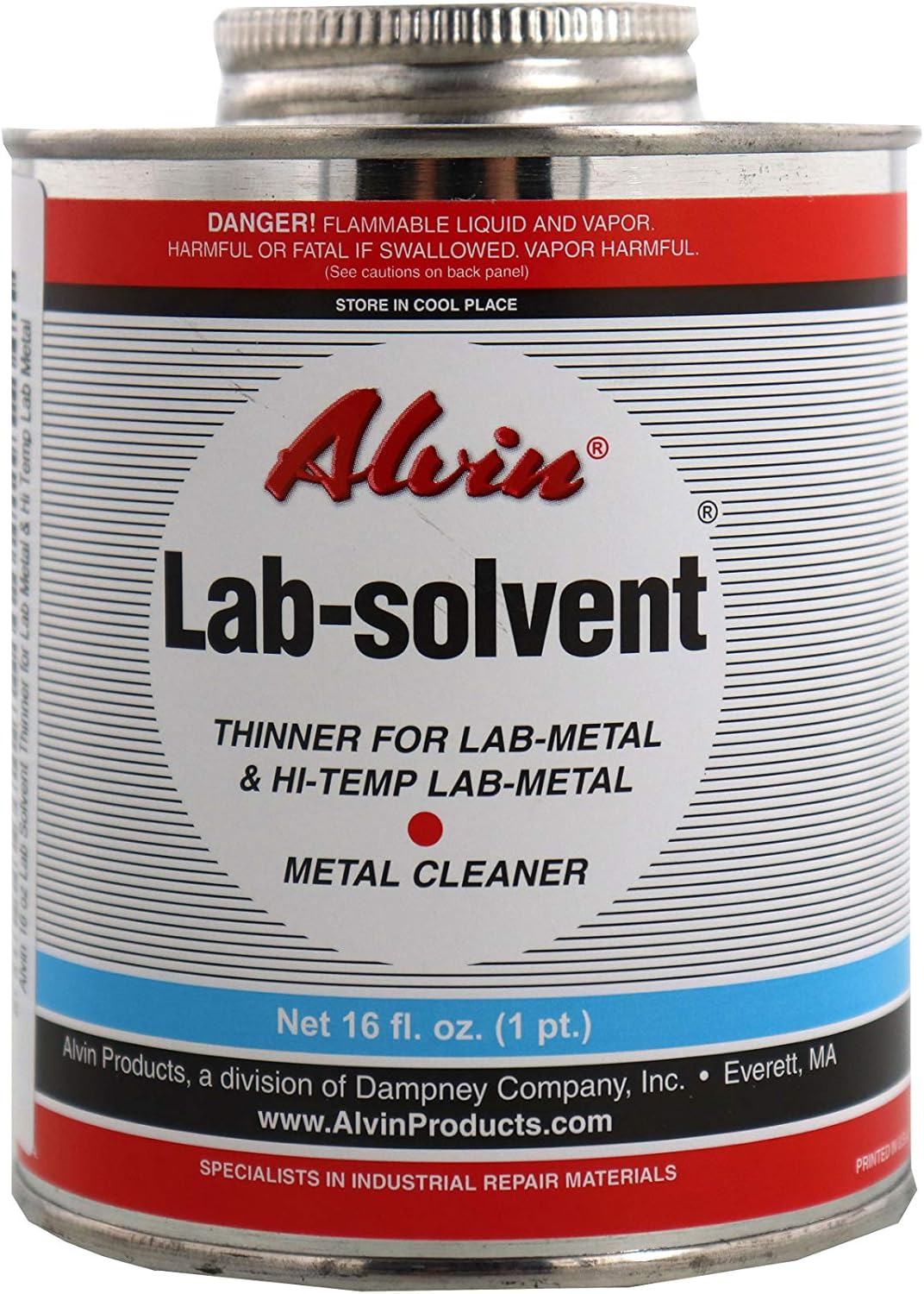 ALVIN 16 oz Lab Solvent Thinner for Lab Metal & Hi Temp Lab