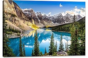 Mountain Posters Banff Canvas Art Prints