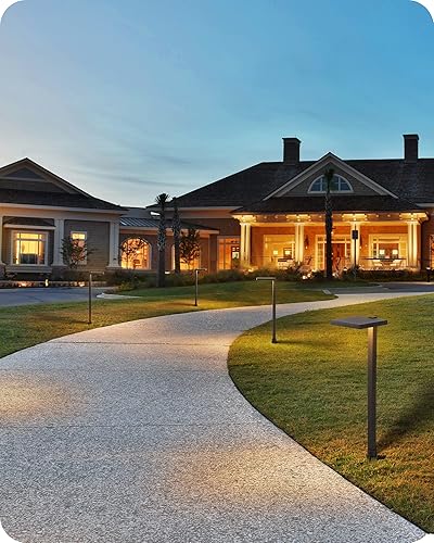 Miniatura 7 de EDISHINE Iluminación de paisaje de bajo voltaje, 5.6W 151LM 3000K 50,000 horas de luces LED impermeables para caminos, iluminación de paisaje al