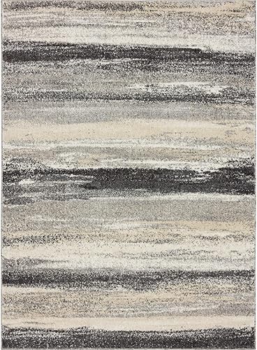 Miniatura 3 de LUXE WEAVERS Tower Hill - Alfombra abstracta gris, tamaño 4x5