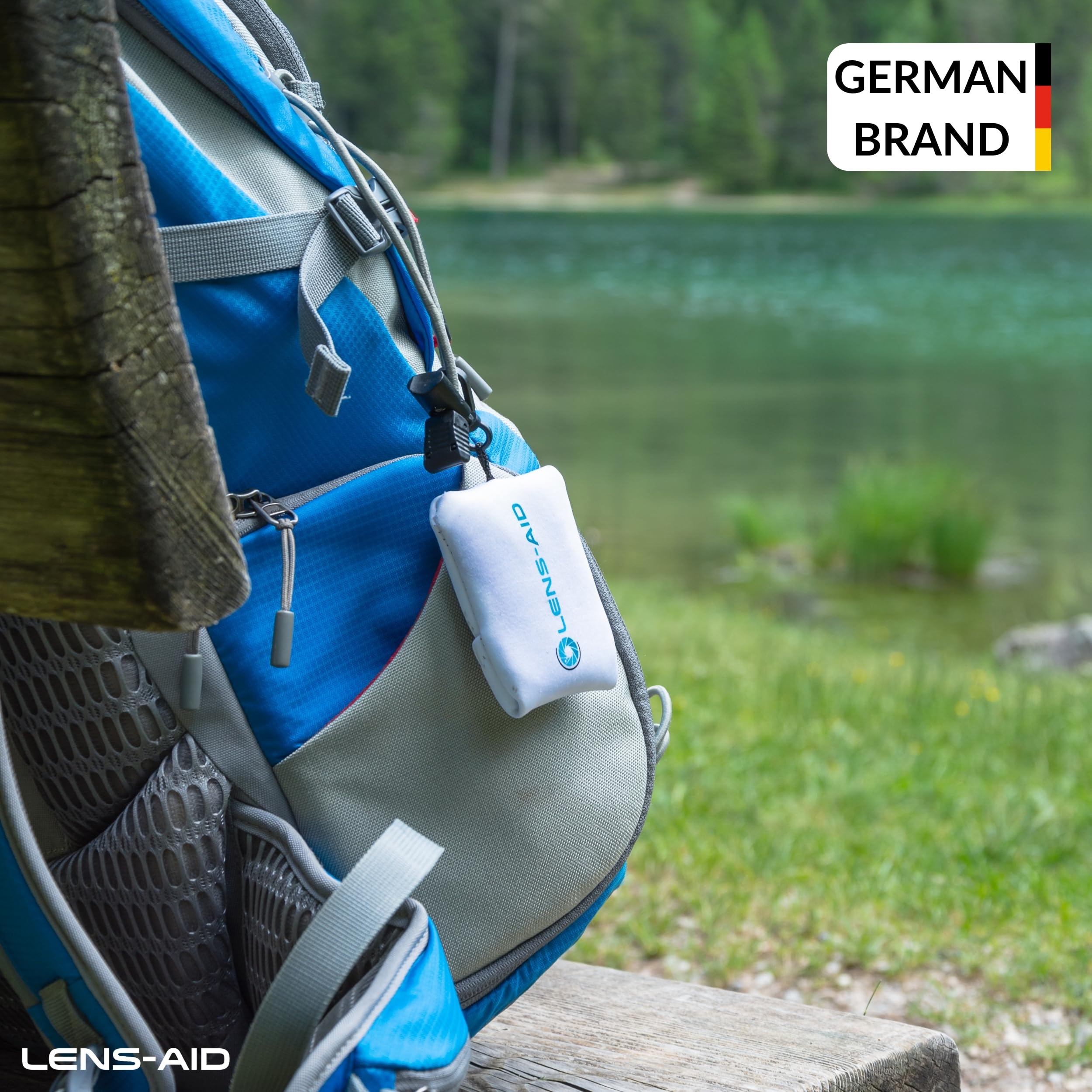 Lens-Aid Panno Microfibra 20×20 Cm Con Custodia & Moschettone - Foto 11