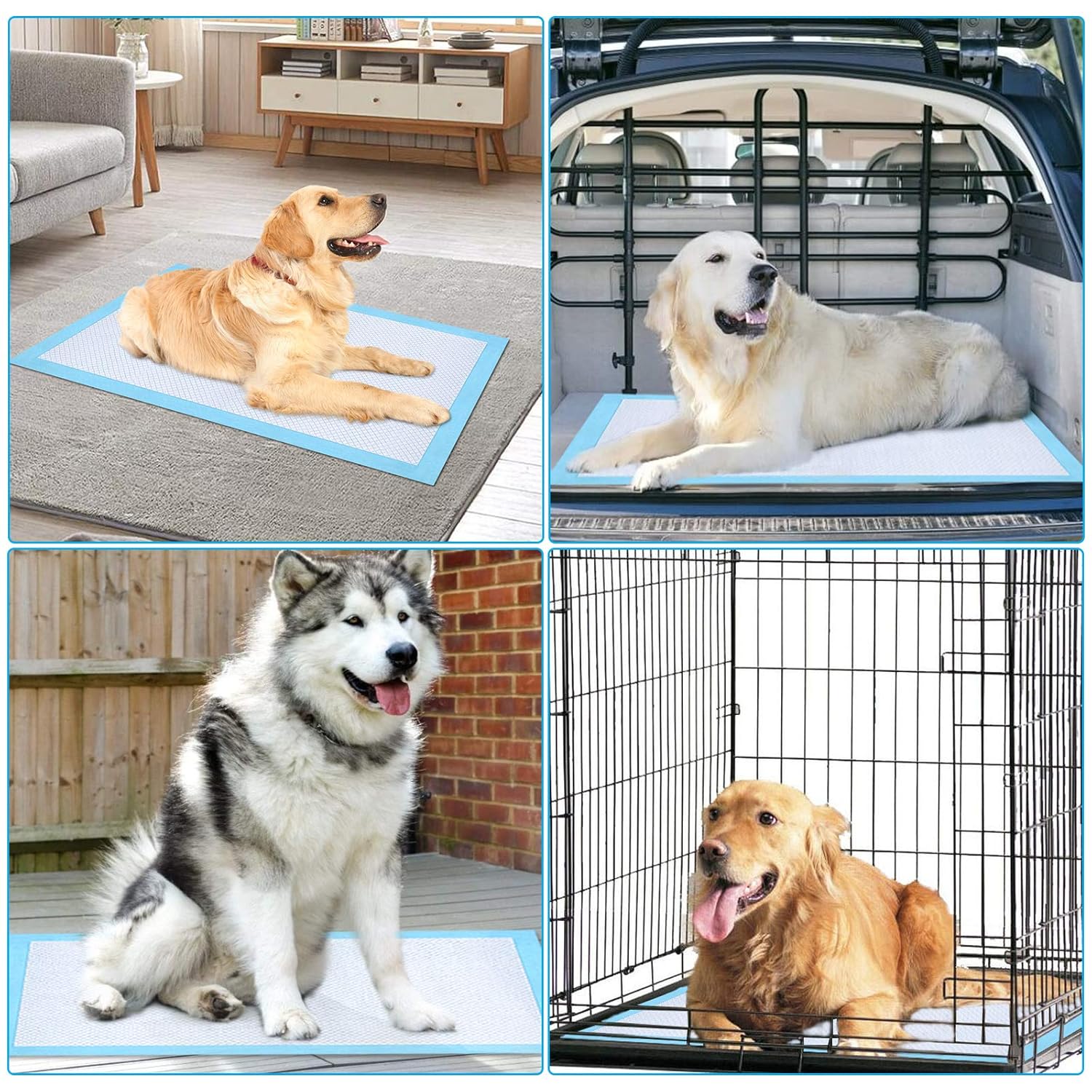 Ownpets Extra Large Dog Stroller and Dog Pee Pads 40 Counts