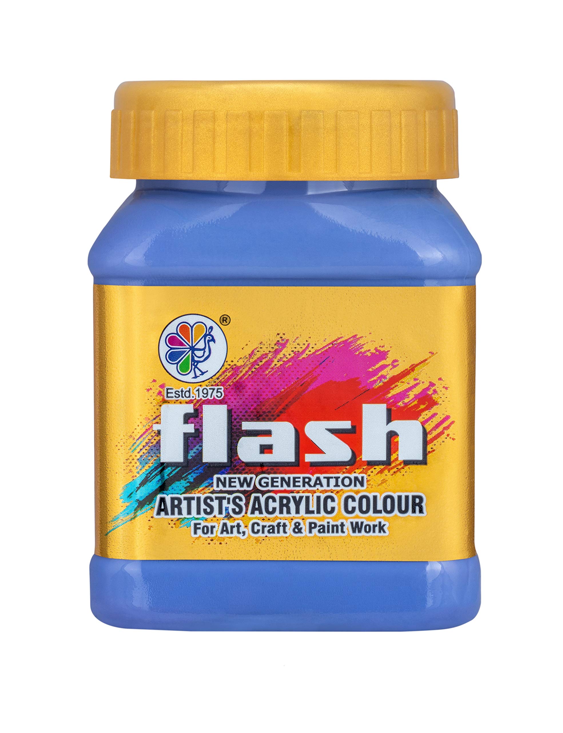 Flash Acrylic Colour (Marine Blue, 200 ml)
