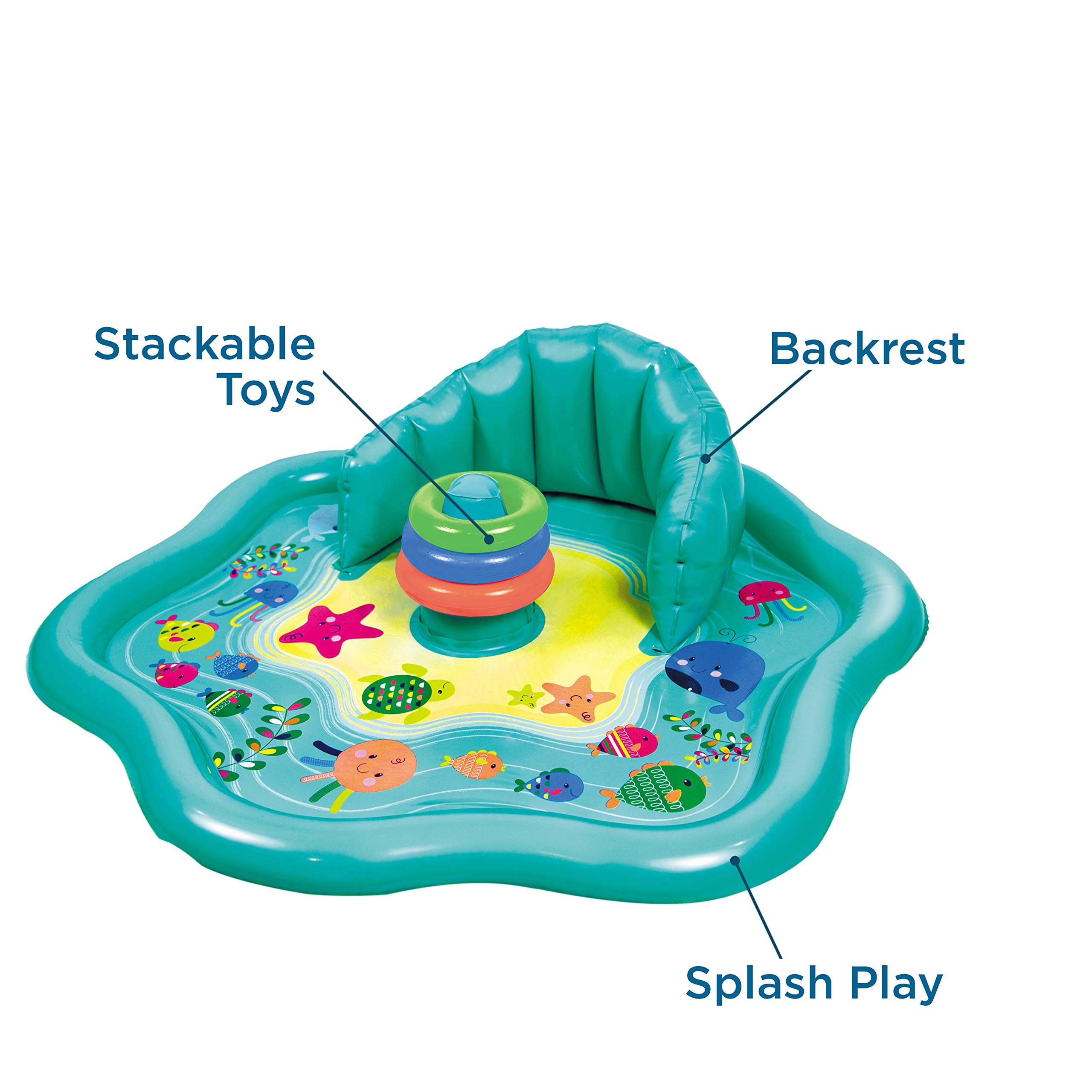 swim school splash mat
