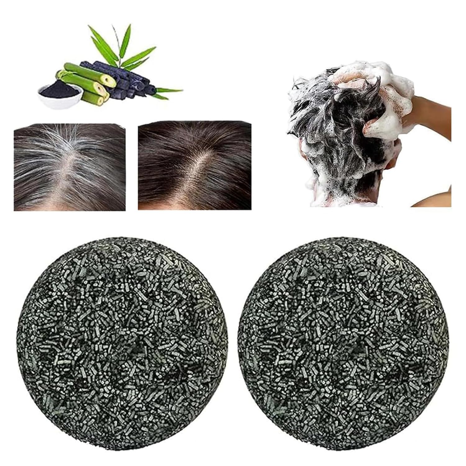 Mane Gray Reverse Bar,Reverse Grey Hair Bar Shampoo Gray