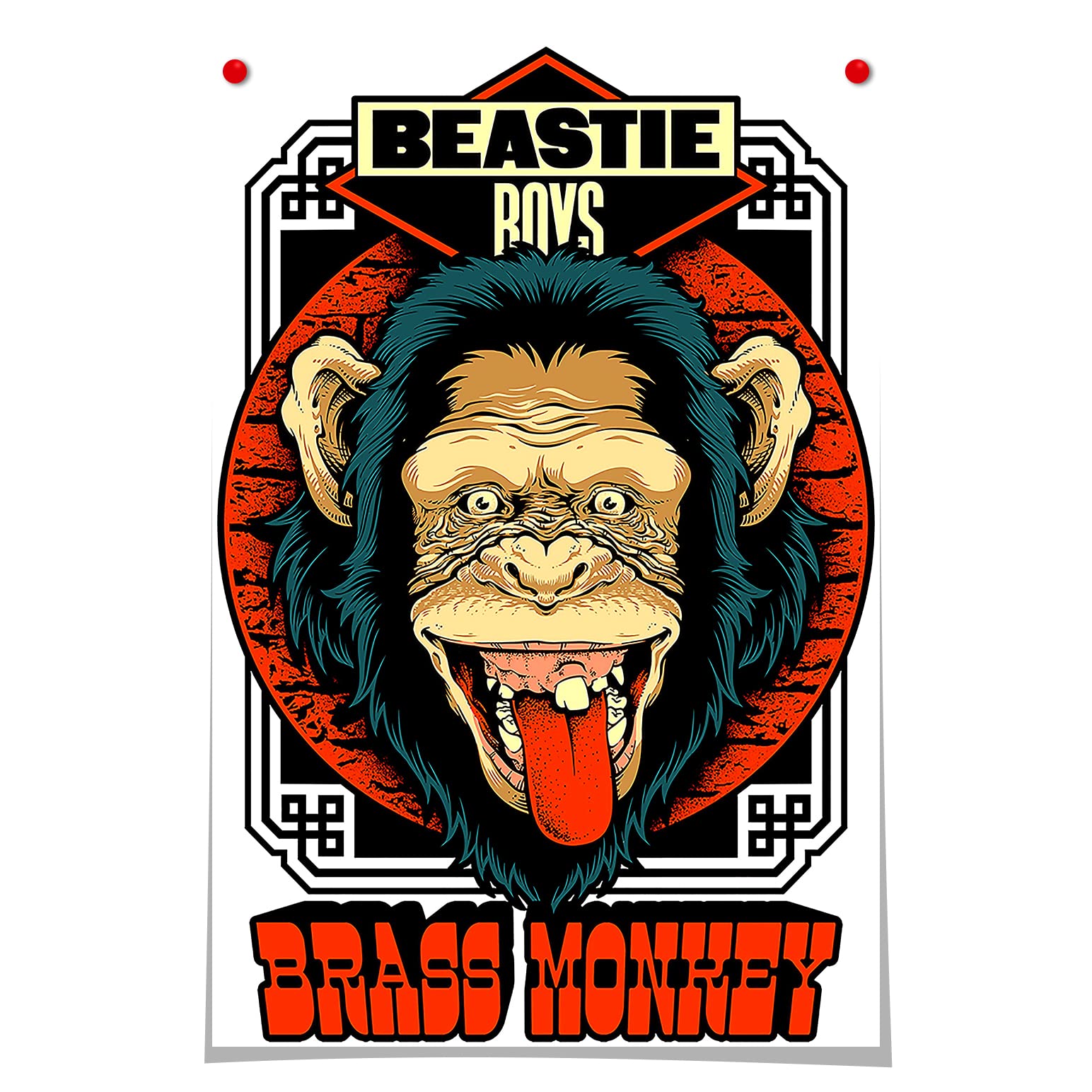 Thunwid Beastie Boys Poster hip hop poster Brass Monkey Music