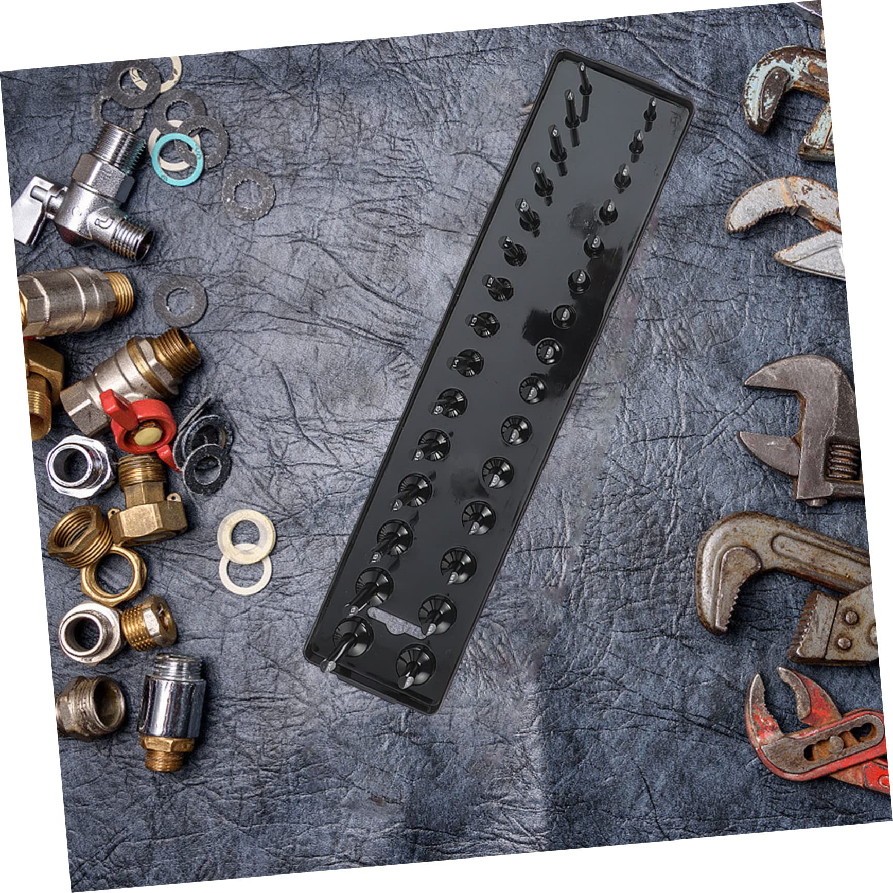 3pezzi Vassoio Porta Prese Metrico Sae Base Extra-large Organizer Per Prese Per Impieghi Gravosi Contenente Bussole Profonde e Basse Ben Esposte
