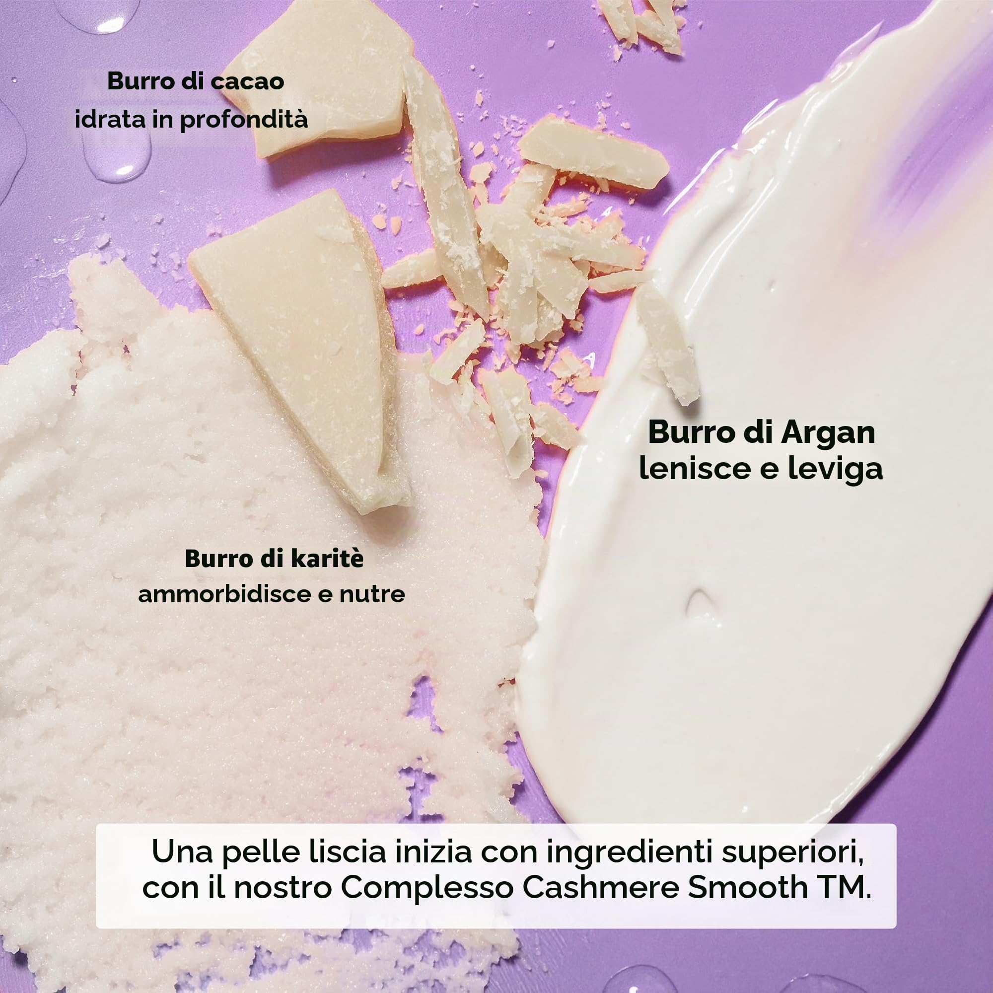 Burro di cachemire Whipped Oil Body Burro Vanilla Cashmere 72 ore 283 g