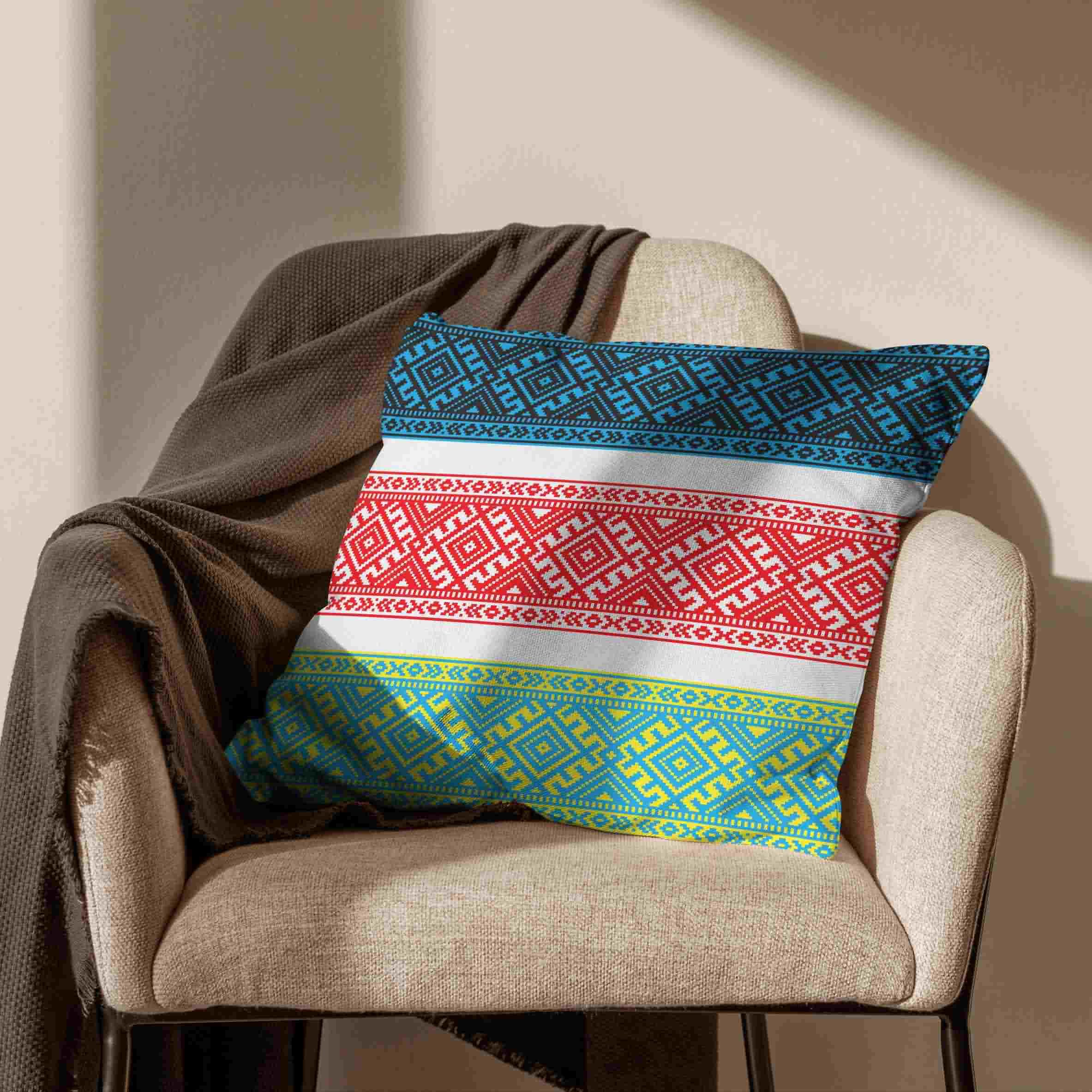 Lino Federe per Cuscini Grandi Federe per Cuscino Divano Classic 50x50cm, Motivo Geometrico retrò Fodere per Cuscini Letto Federe Cuscino Letto Divano da Salotto 4Pcs