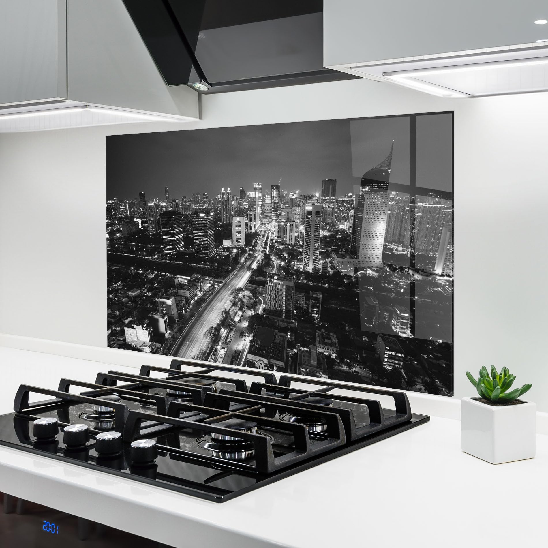 Revêtement mural en verre ARTHUB 60x100 : créez une ambiance loft new-yorkais dans votre cuisine