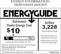 Vista 4 de Monte Carlo 5HVO52BZD Haven Ventilador de techo para exteriores de 52 pulgadas con luz LED y cadena de tracción, 5 cuchillas ABS, bronce - Luz