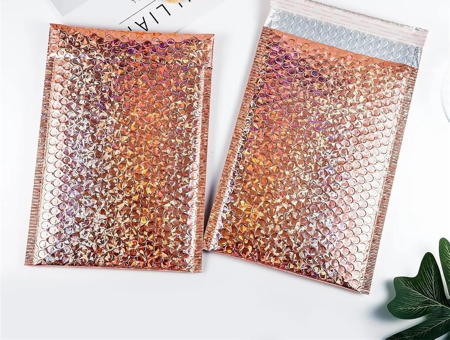 Koperty Bąbelkowe Z Folii Polietylenowej Wielokolorowe, Różne Rozmiary 100 Szt. Samoprzylepnych Kopert Wyściełanych(Silver,15 * 20cm)