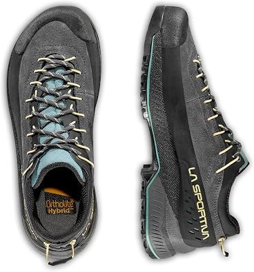 La Sportiva Womens TX4 EVO Approach/Hiking Shoes, Carbon/Zest, 10.5