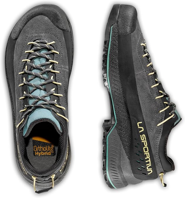 La Sportiva Womens TX4 EVO Approach/Hiking Shoes, Carbon/Zest, 10.5