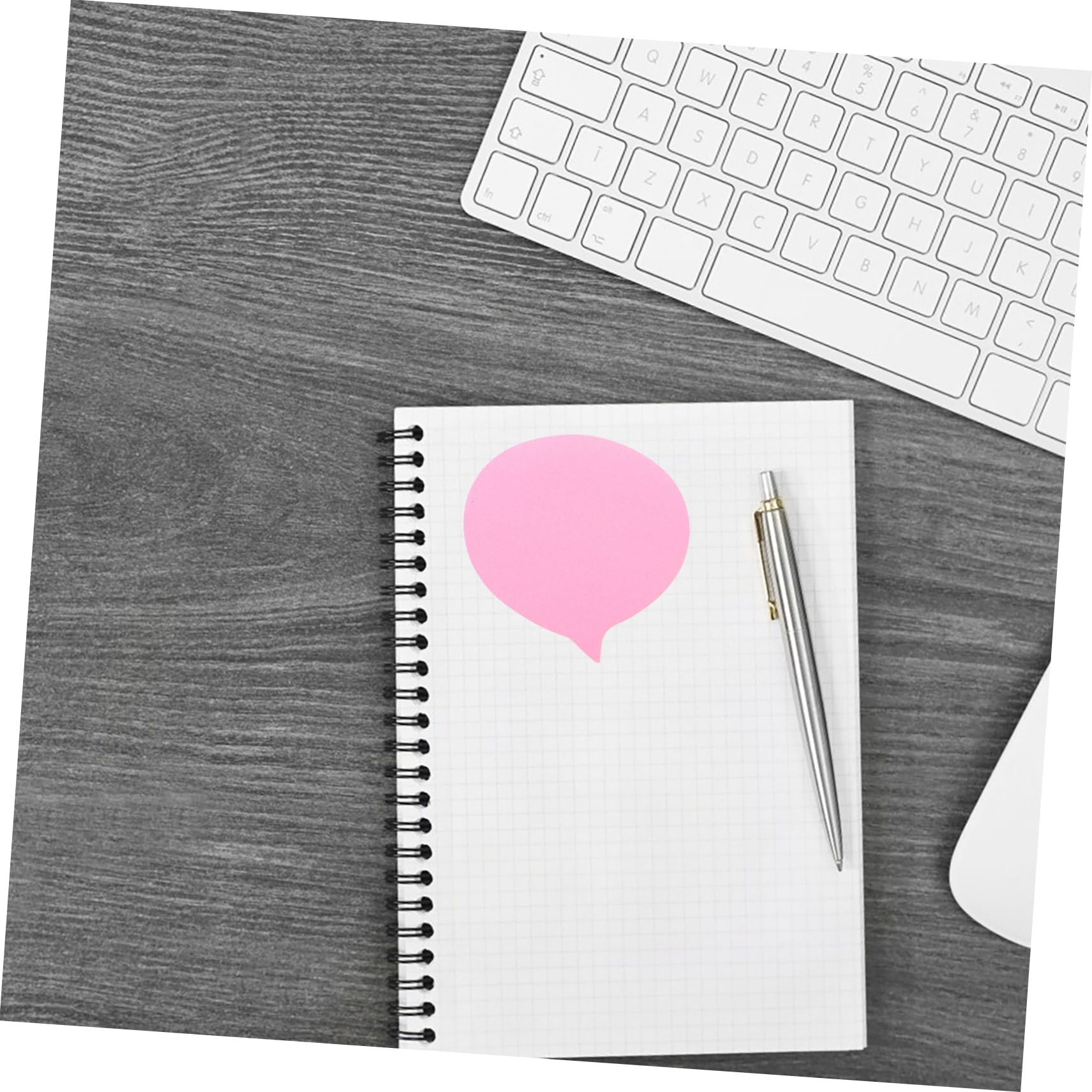 Operitacx Lot De 5 Blocs-Notes Adhésifs De 10 Couleurs 400 Blocs-Notes De Bureau Autocollants Pour Notes Bloc-Notes Pastel Grandes Notes En Forme De Cœur Autocollants Mémo Marqueurs